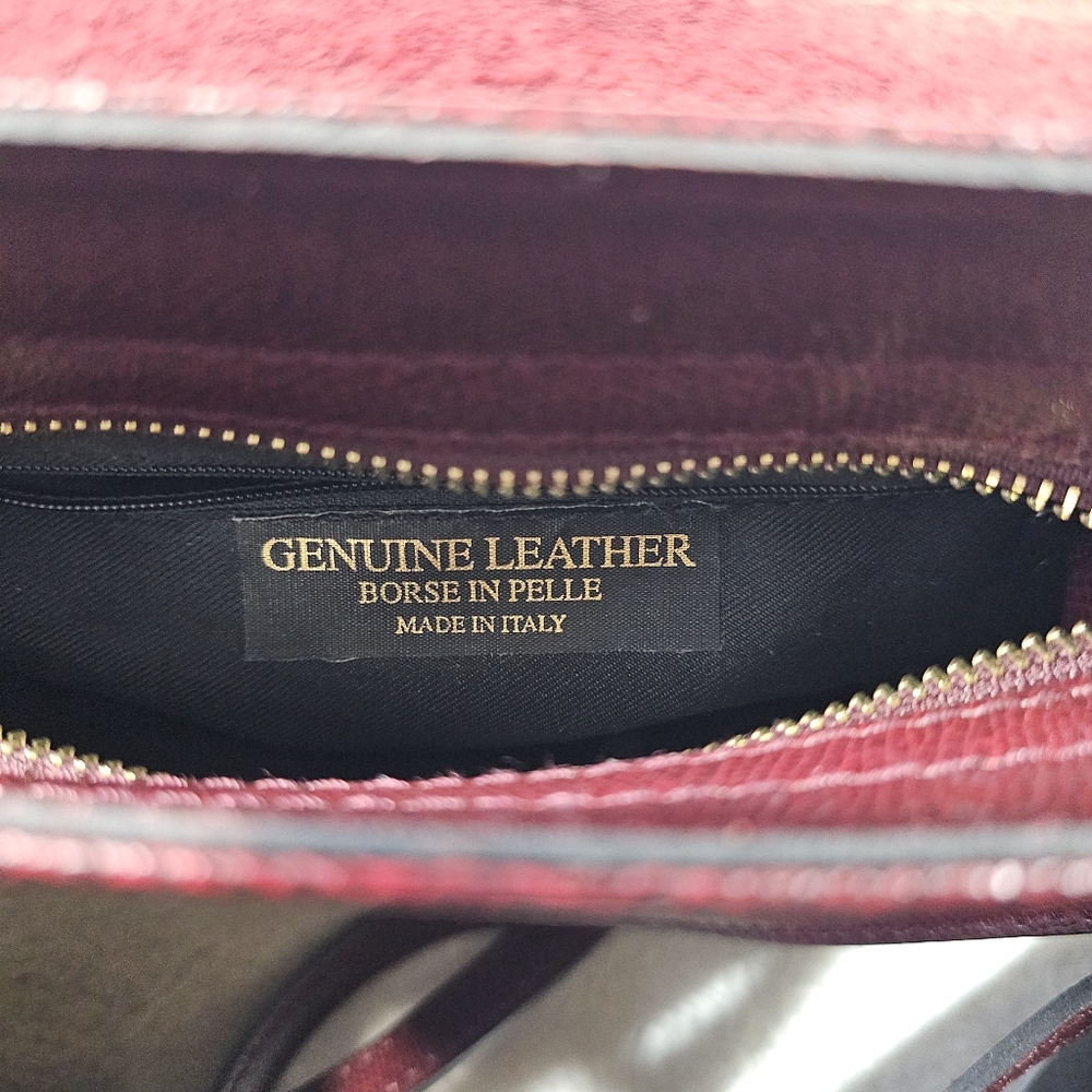 Borse in Pelle genuine leather bag - Picture 10 of 10